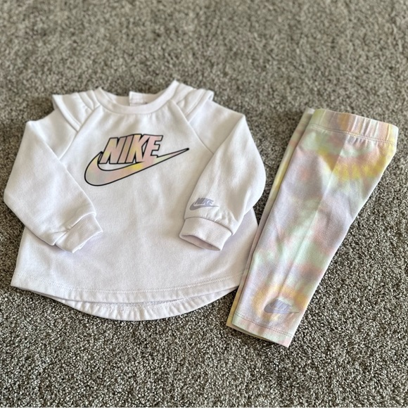 Nike Other - $8 OR 3 for $18: Nike Sweatshirt & tie-dye legging set